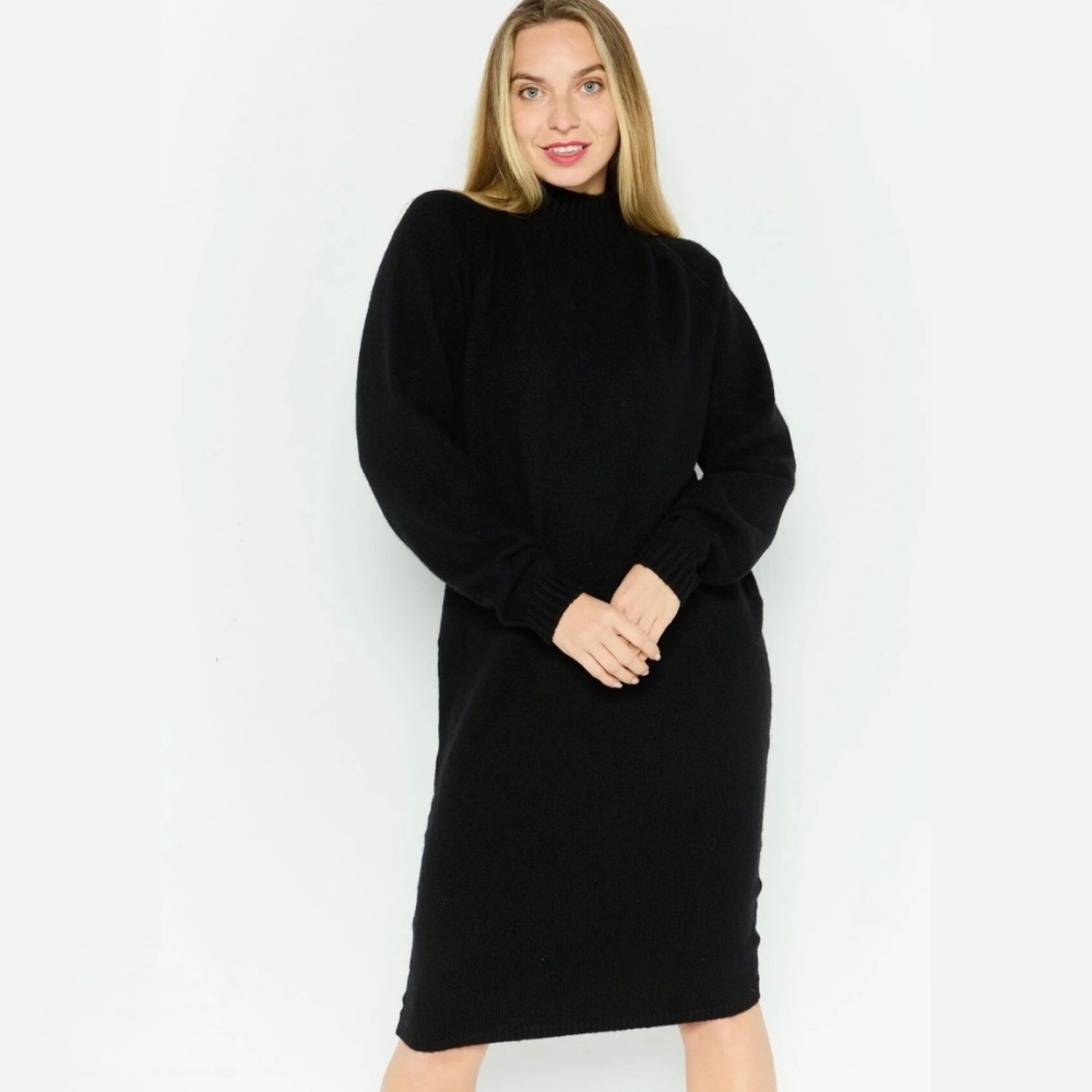 Hugo Boss Sosonz Turtleneck Sweater Dress XL
